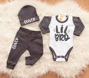 Baby Boy Personalized Coming Home Outfit.